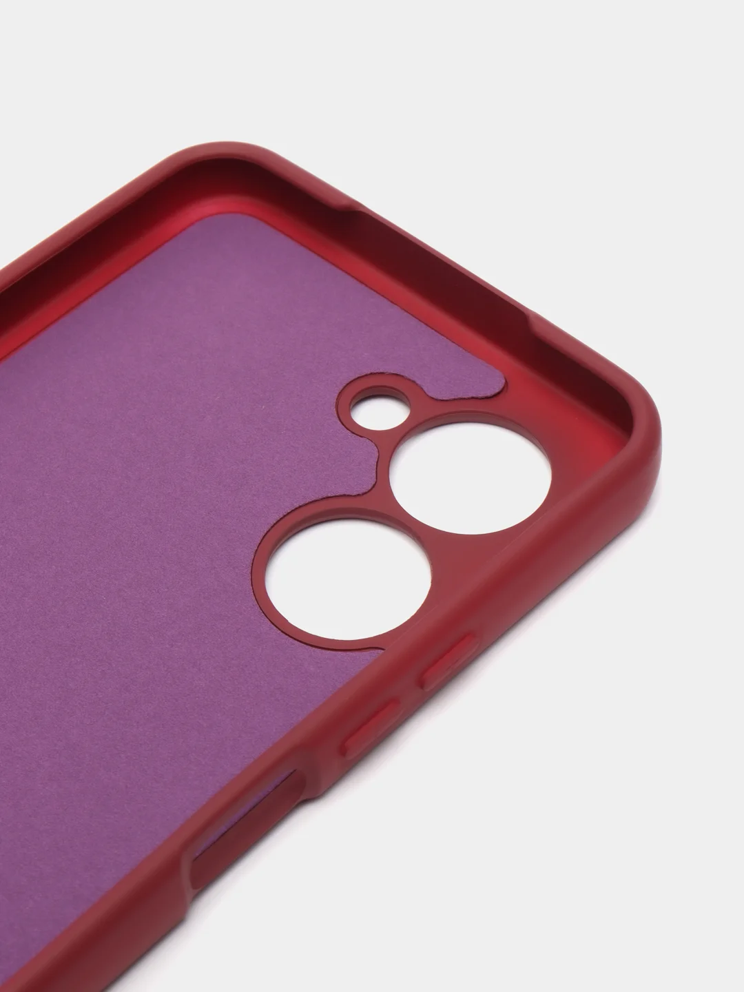 Тёмно-бордовый чехол для Realme C33 (Реалми С33), Silicone Case