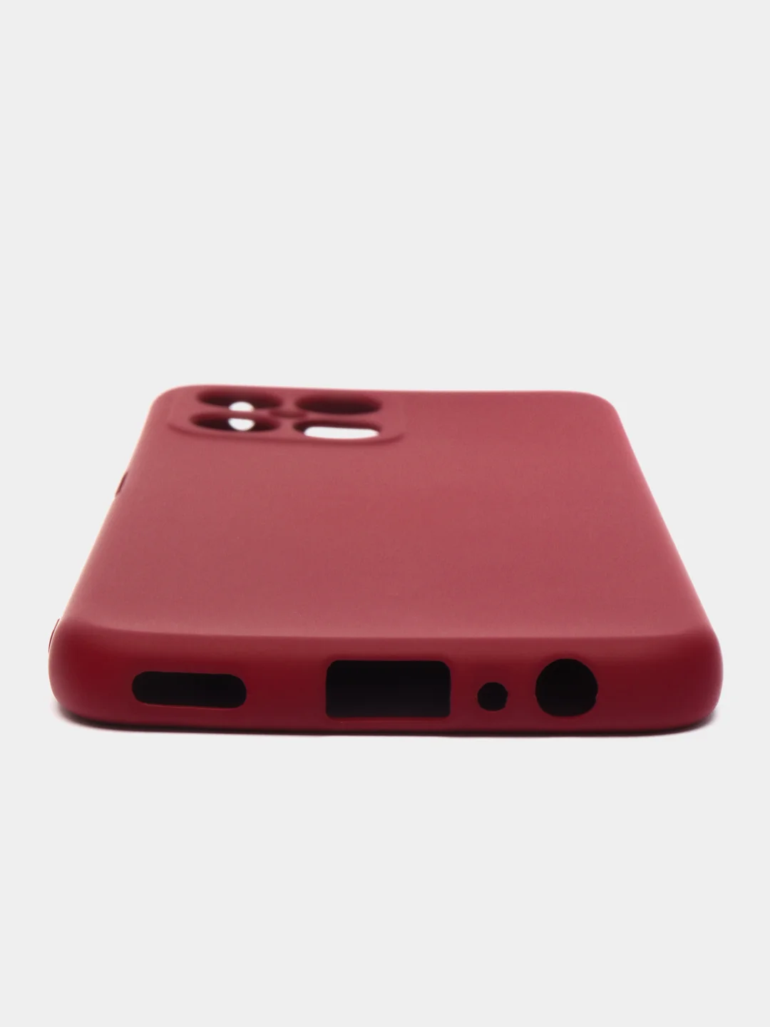 Тёмно-бордовый чехол для Honor X8 4G (Хонор Х8 4Г / Икс 8 / Х8 4 Джи), Silicone Case