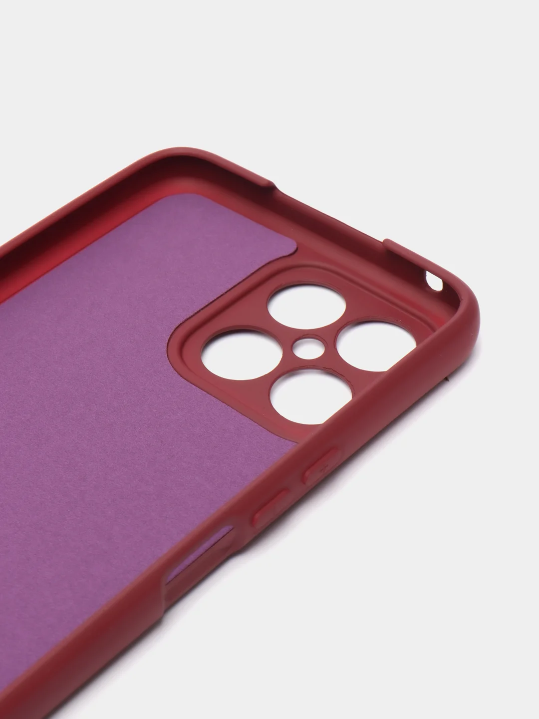 Тёмно-бордовый чехол для Honor X8 4G (Хонор Х8 4Г / Икс 8 / Х8 4 Джи), Silicone Case