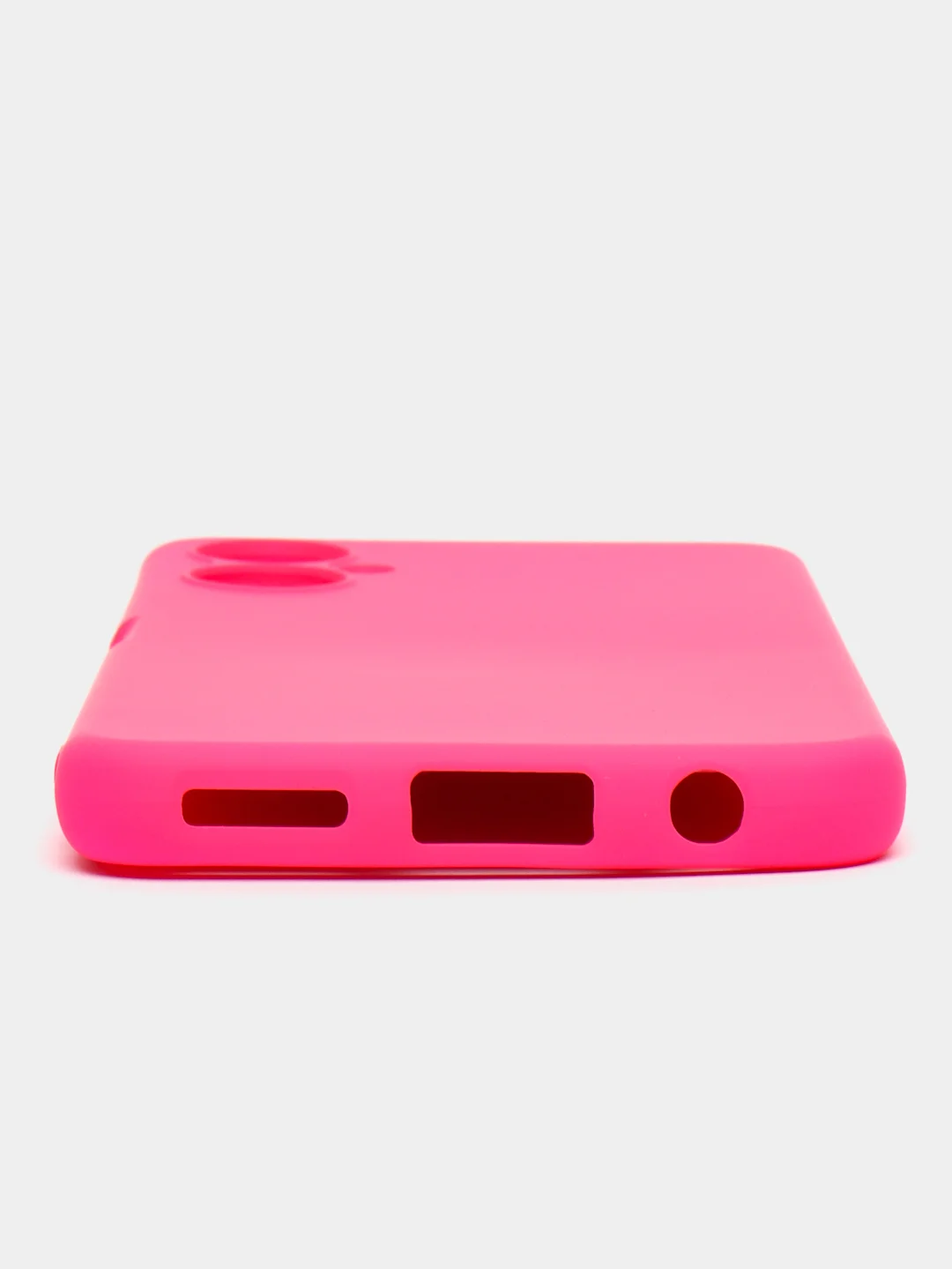 Фиолетовый силиконовый чехол для Tecno Camon 19 Neo (Техно Камон 19 Нео), Silicone Cover с мягкой подкладкой