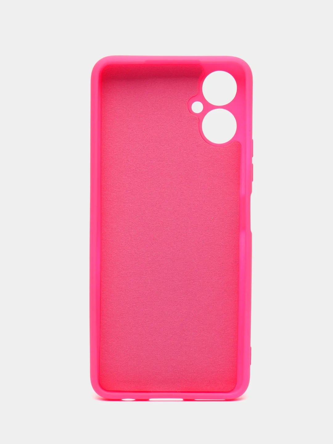Фиолетовый силиконовый чехол для Tecno Camon 19 Neo (Техно Камон 19 Нео), Silicone Cover с мягкой подкладкой