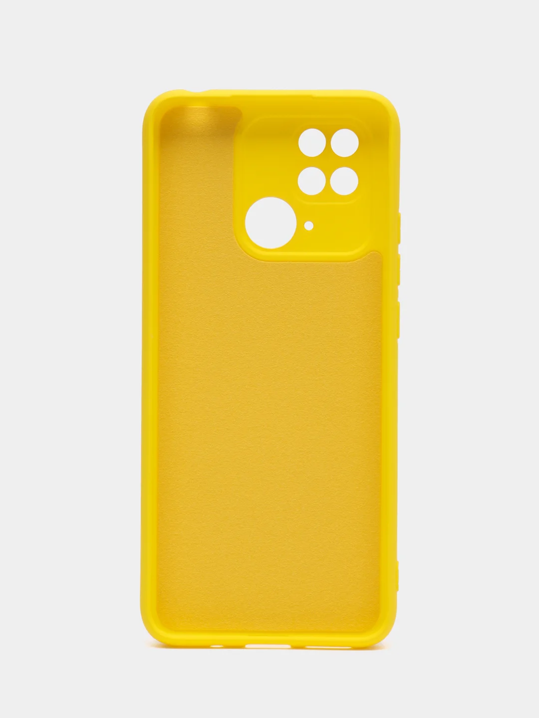 Желтый чехол для Xiaomi Redmi 10C / Poco C40 (Сяоми Редми 10С / Поко С40), с мягкой подкладкой