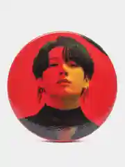 Коралловый меланж k-pop значки "BT21" "BTS"  маленькие 38мм