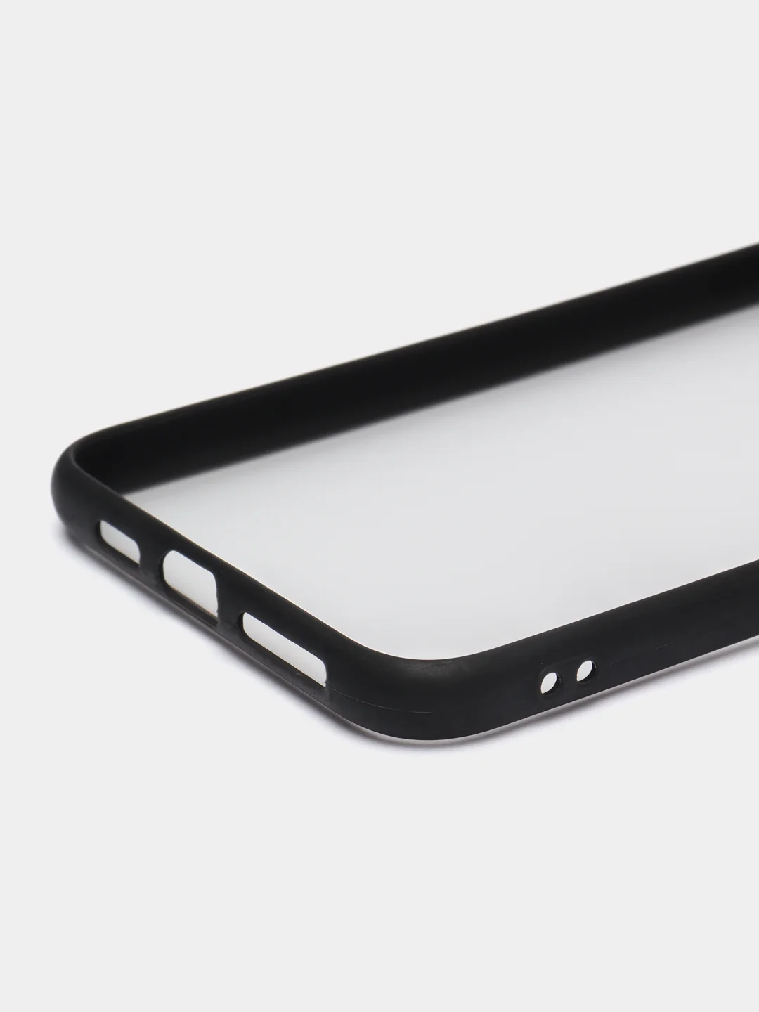 Черный чехол с защитой камеры iPhone 7+, 8+, XS, XR, 11 Pro, Max, Xiaomi Redmi 9A, 9 Note, 9T, Mi Lite