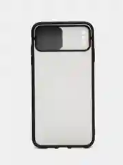 Черный чехол с защитой камеры iPhone 7+, 8+, XS, XR, 11 Pro, Max, Xiaomi Redmi 9A, 9 Note, 9T, Mi Lite