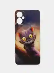 Индиго чехол на Tecno Spark 9 Pro / Текно Спарк 9 Про прозрачный, с рисунком, защита камеры