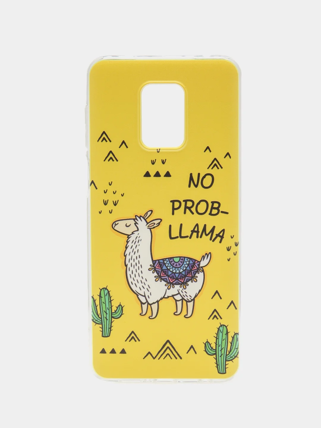 Горчичный чехол на Xiaomi Redmi Note 9S/9 Pro / Сяоми Редми Нот 9S/9 Про прозрачный, с рисунком