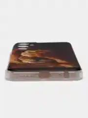Светло-бежевый чехол на Tecno Pova Neo 2 / Текно Пова Нео 2 прозрачный, с рисунком, защита камеры