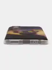 Индиго силиконовый чехол на Vivo Y31/Y53s 4G / Виво Y31 прозрачный, с рисунком, защита камеры