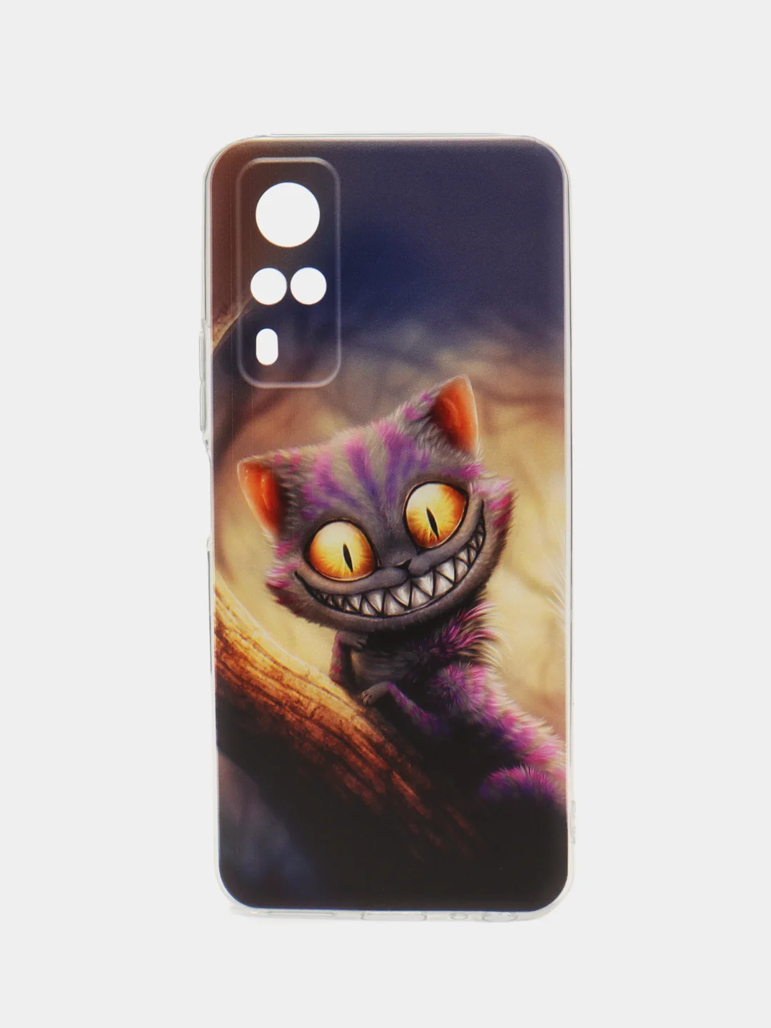 Индиго силиконовый чехол на Vivo Y31/Y53s 4G / Виво Y31 прозрачный, с рисунком, защита камеры