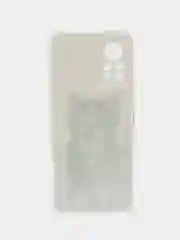 Молочный силиконовый чехол на Infinix HOT 11S NFC / Инфиникс Хот 11S NFC прозрачный, с рисунком
