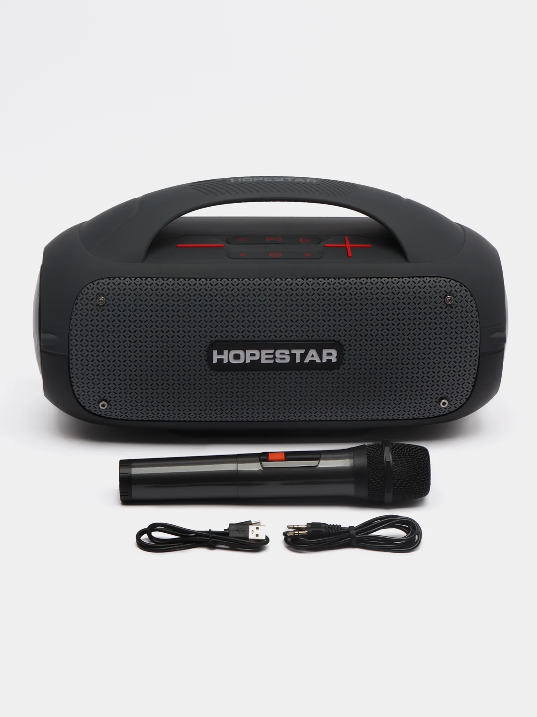 Серый портативная беспроводная колонка Hopestar A50, мощность 80W