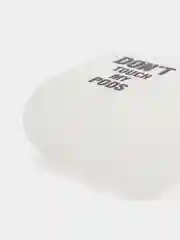 Серебряный силиконовый чехол для наушников Apple Airpods 1, 2. с принтом Nike, Nasa (Найк, Наса))