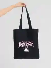 Алый сумка-шоппер с принтом "Аниме"