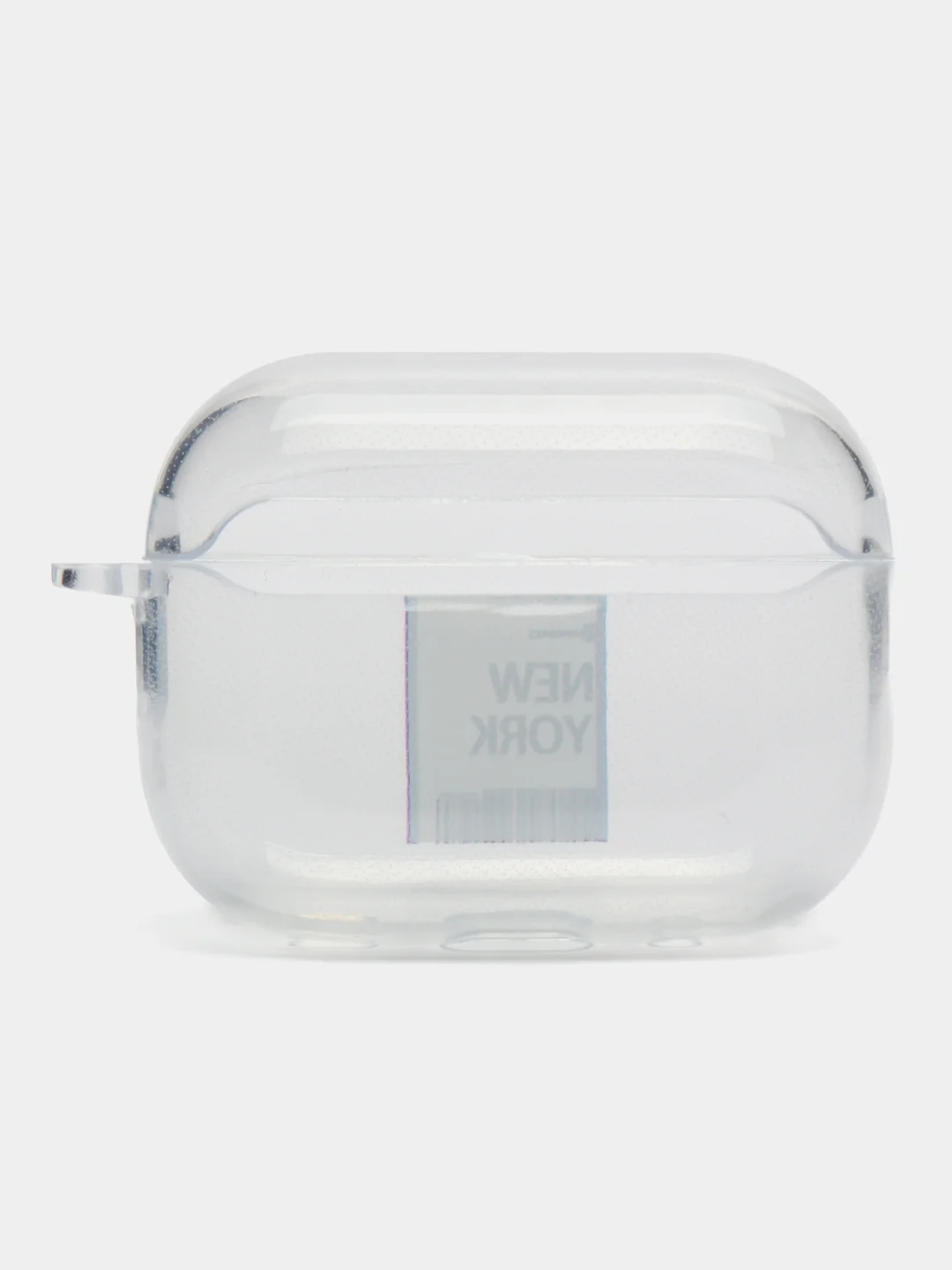 Индиго чехол для Apple AirPods Pro 2 силиконовый прозрачный с принтом Nike, Nasa (Найк, Наса))
