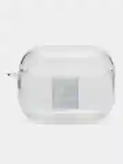 Индиго чехол для Apple AirPods Pro 2 силиконовый прозрачный с принтом Nike, Nasa (Найк, Наса))