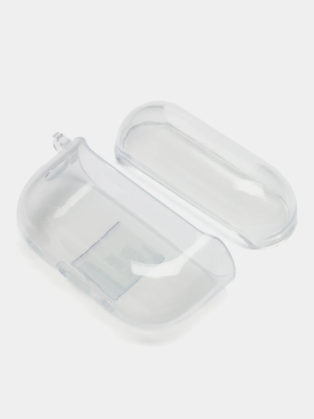 Индиго чехол для Apple AirPods Pro 2 силиконовый прозрачный с принтом Nike, Nasa (Найк, Наса))