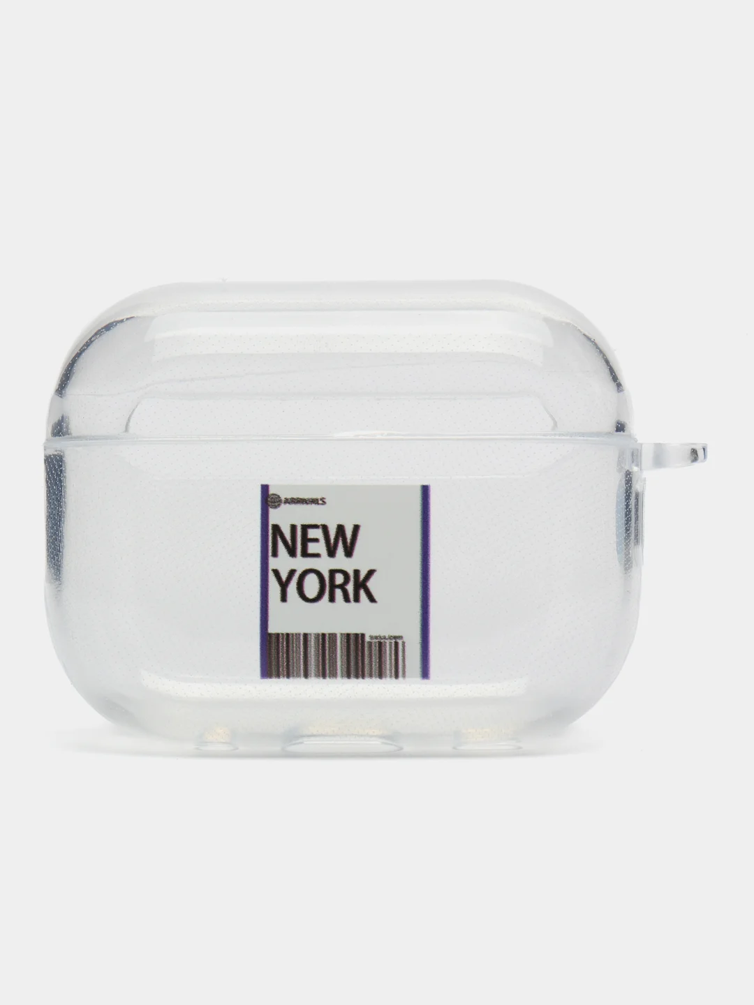 Индиго чехол для Apple AirPods Pro 2 силиконовый прозрачный с принтом Nike, Nasa (Найк, Наса))