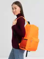 Алый универсальный рюкзак портфель мужской женский детский школьный