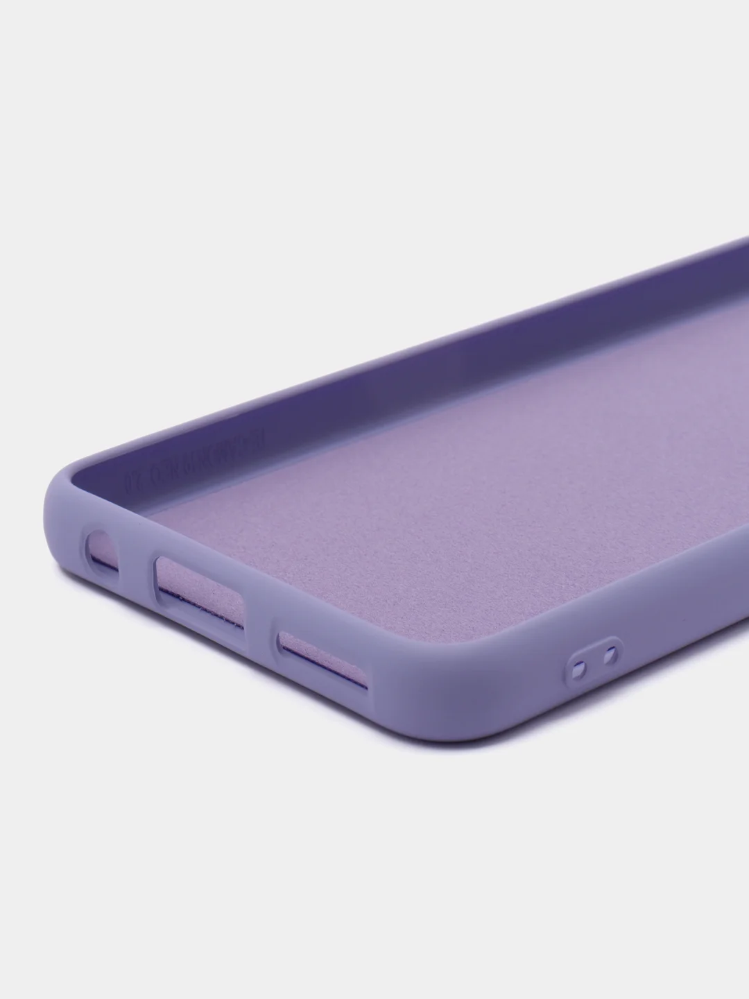 Лавандовый силиконовый чехол для Tecno Camon 19 Neo (Техно Камон 19 Нео), Silicone Cover с мягкой подкладкой