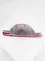 Серый поясная сумка из шерсти
