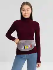 Серый поясная сумка из шерсти