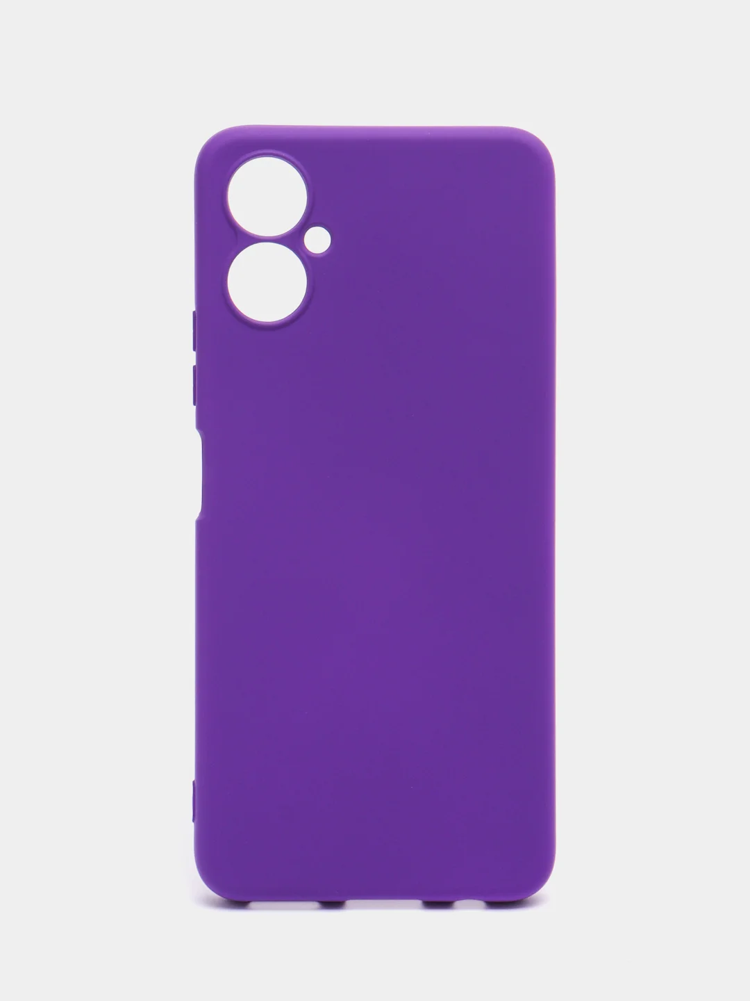 Фиолетовый силиконовый чехол для Tecno Camon 19 Neo (Техно Камон 19 Нео), Silicone Cover с мягкой подкладкой