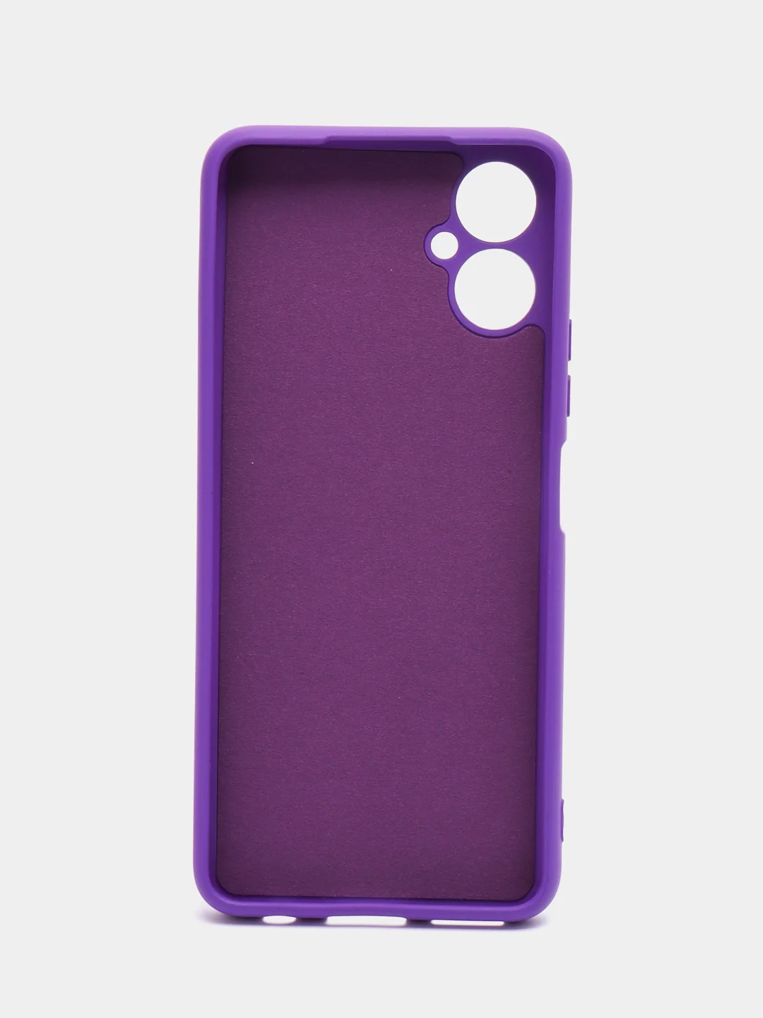 Фиолетовый силиконовый чехол для Tecno Camon 19 Neo (Техно Камон 19 Нео), Silicone Cover с мягкой подкладкой