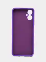 Фиолетовый силиконовый чехол для Tecno Camon 19 Neo (Техно Камон 19 Нео), Silicone Cover с мягкой подкладкой