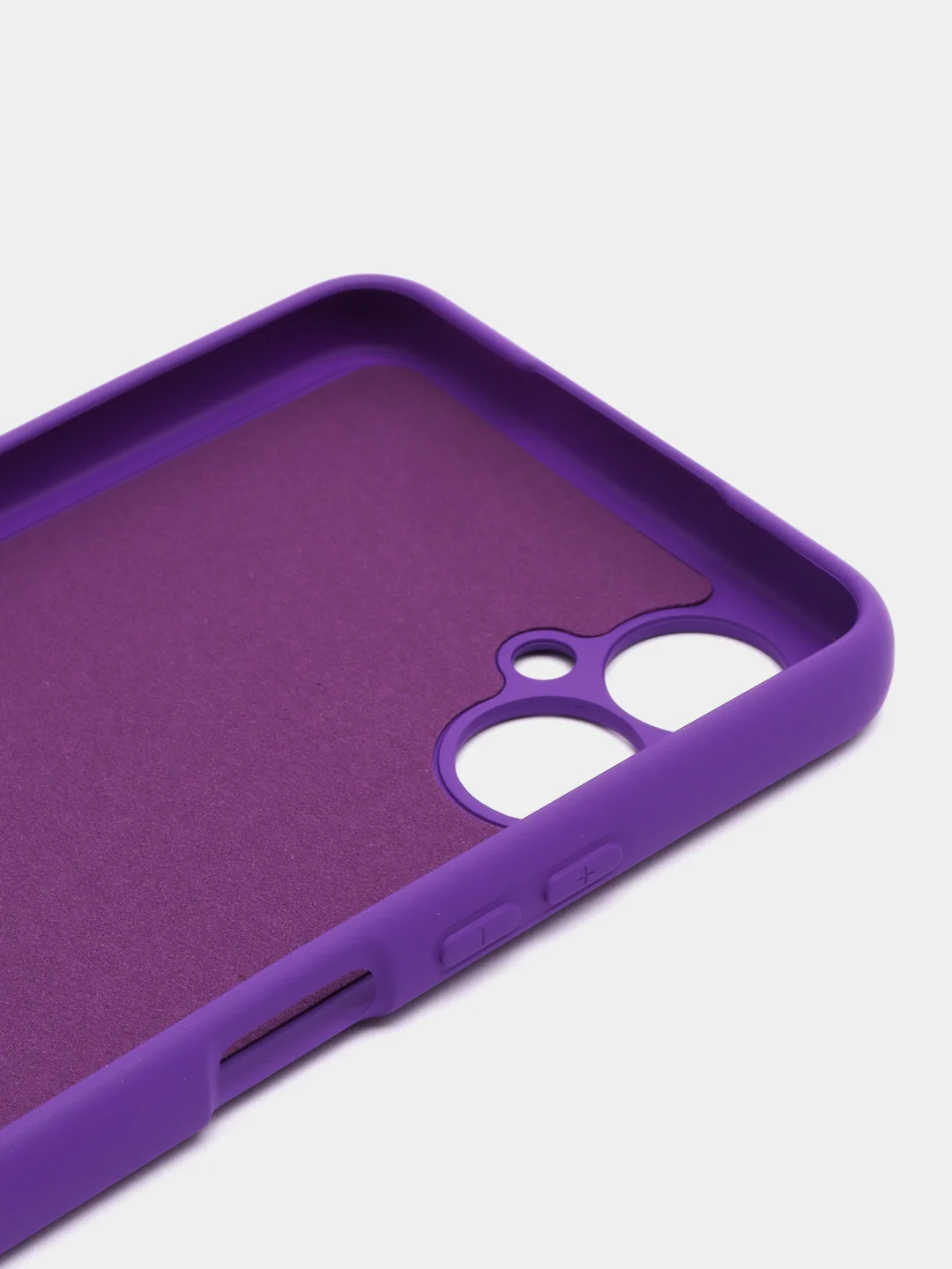 Фиолетовый силиконовый чехол для Tecno Camon 19 Neo (Техно Камон 19 Нео), Silicone Cover с мягкой подкладкой