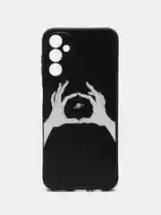 Пастельно-коралловый силиконовый чехол для Samsung Galaxy A14, с принтом, с рисунком, Самсунг Галаси А14