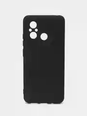 Черный чехол для Xiaomi Redmi 12C / Poco C55 (Сяоми Редми 12С/Поко С65), Silicone Case