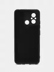 Черный чехол для Xiaomi Redmi 12C / Poco C55 (Сяоми Редми 12С/Поко С65), Silicone Case