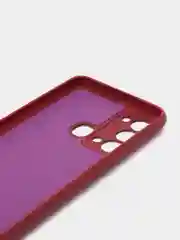 Тёмно-бордовый чехол для Itel Vision 3 (Ител Вижен 3), c мягкой подкладкой