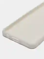 Белый силиконовый чехол для Tecno Camon 19 Neo (Техно Камон 19 Нео), Silicone Cover с мягкой подкладкой