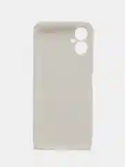 Белый силиконовый чехол для Tecno Camon 19 Neo (Техно Камон 19 Нео), Silicone Cover с мягкой подкладкой