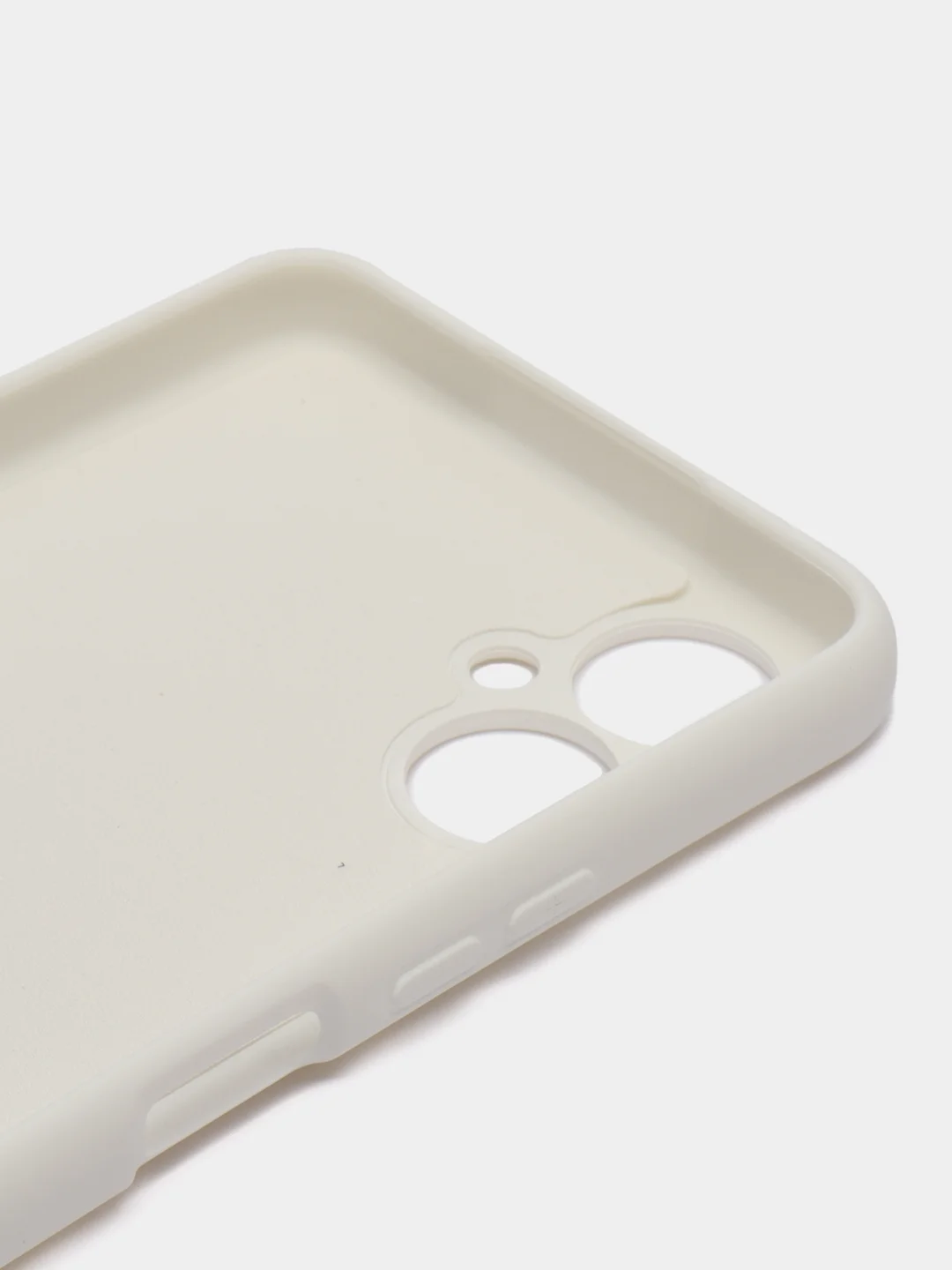 Белый силиконовый чехол для Tecno Camon 19 Neo (Техно Камон 19 Нео), Silicone Cover с мягкой подкладкой