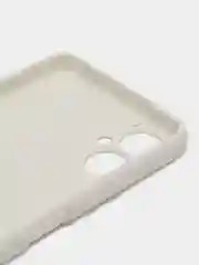 Белый силиконовый чехол для Tecno Camon 19 Neo (Техно Камон 19 Нео), Silicone Cover с мягкой подкладкой