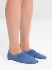 Синий носки-следки женские