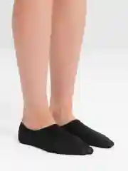 Черный носки лодки из хлопка