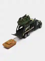 Грузовик Военный автовоз с техникой