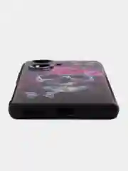 Тёмно-бордовый чехол для Realme 10 Pro Plus / 10 Pro+, с принтом, с рисунком (10 Про плюс)