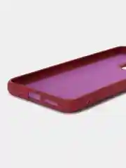 Тёмно-бордовый чехол для Xiaomi Redmi 10C / Poco C40 (Сяоми Редми 10С / Поко С40), с мягкой подкладкой