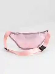 Розовый женская прозрачная поясная сумка