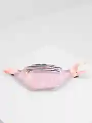 Розовый женская прозрачная поясная сумка