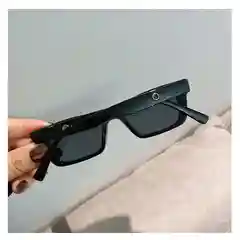Черный очки солнцезащитные прямоугольные