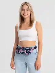 Розовый сумка женская поясная, компактная