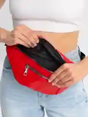 Красный женская поясная сумка