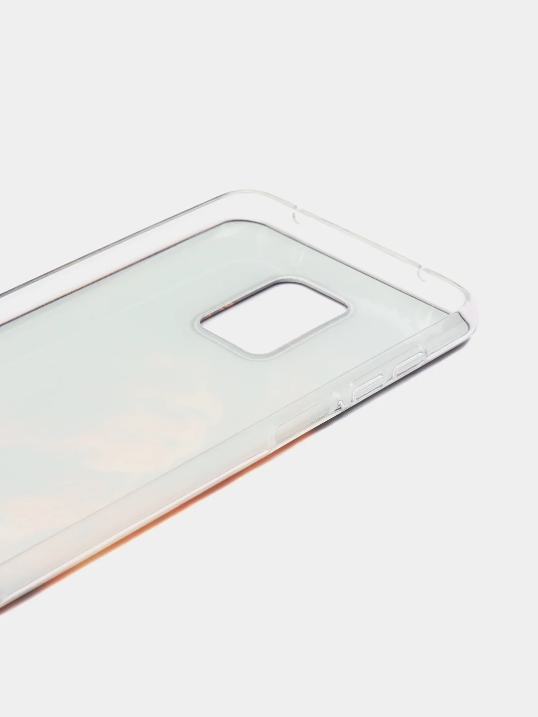Светло-бежевый чехол на Xiaomi Redmi Note 9S/9 Pro / Сяоми Редми Нот 9S/9 Про прозрачный, с рисунком