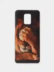 Светло-бежевый чехол на Xiaomi Redmi Note 9S/9 Pro / Сяоми Редми Нот 9S/9 Про прозрачный, с рисунком
